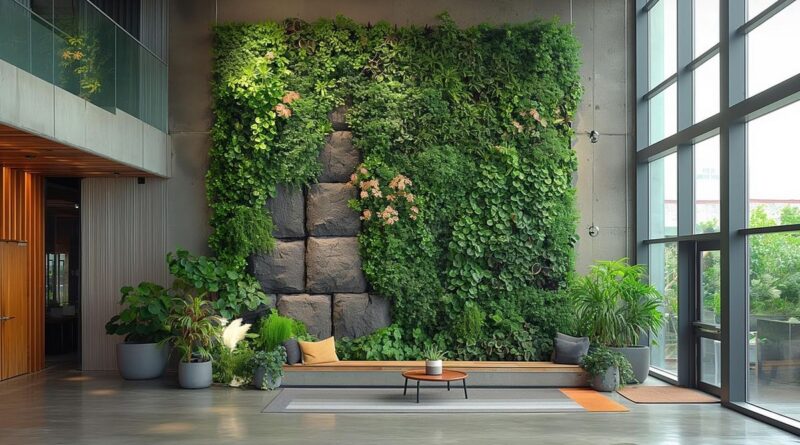 Jardim vertical interno