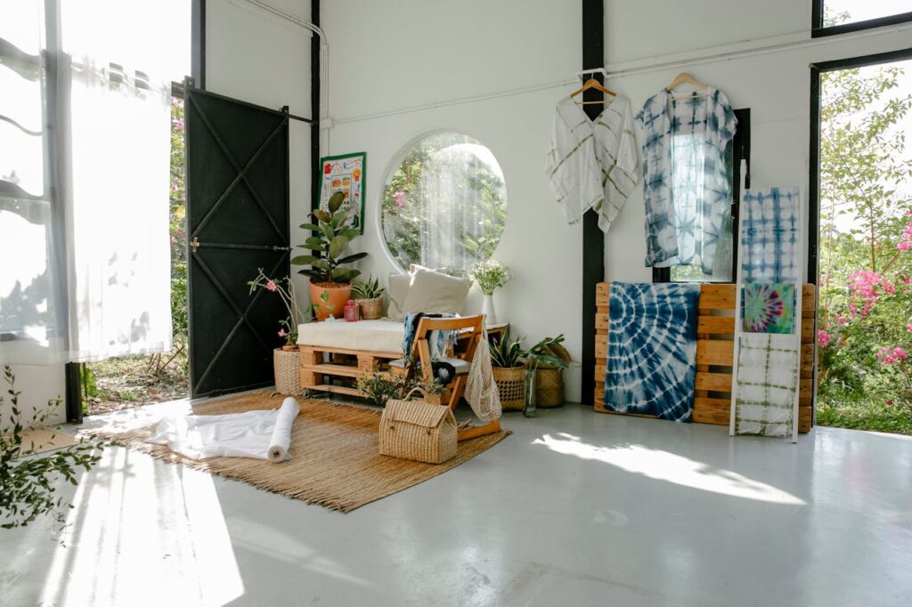Jardim de inverno na sala
