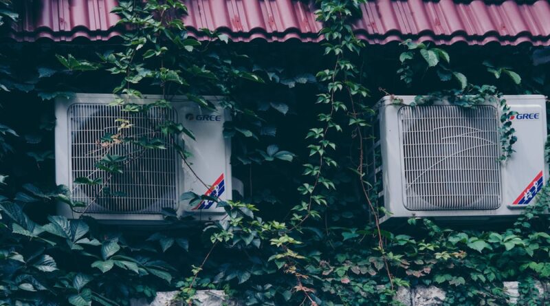 Ar condicionado para jardim interno