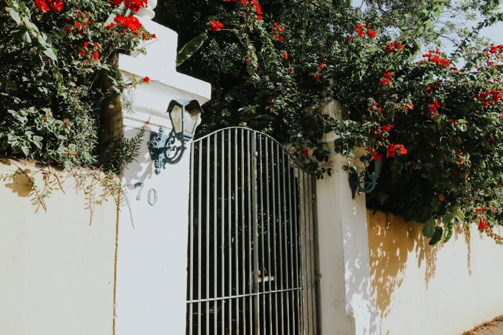 Portão para jardim
