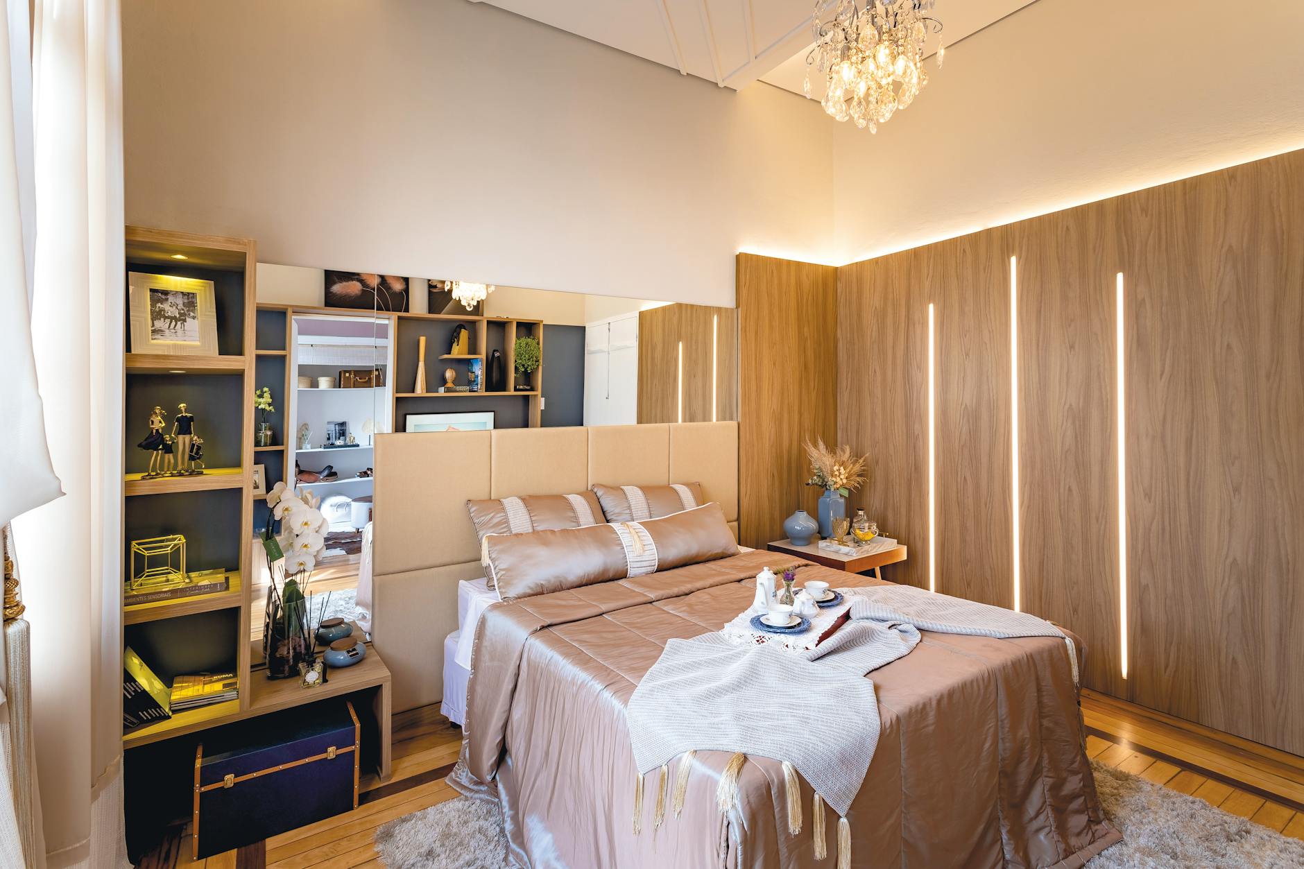 Refúgio Romântico: Decoração Inspiradora para Quarto de Casal em Casa de Praia